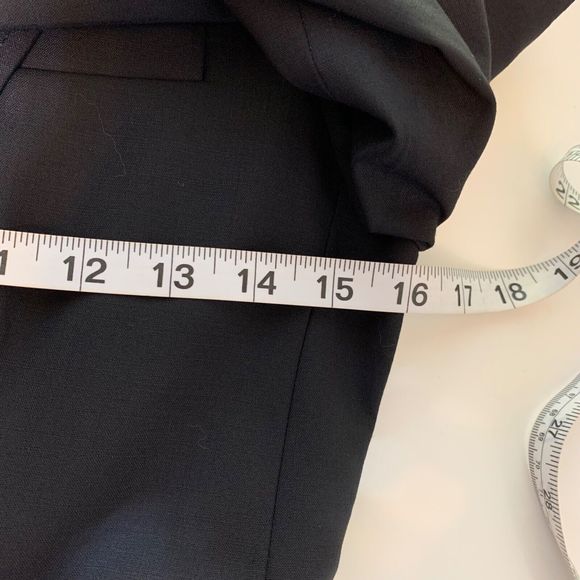 J. Crew Womens Blazer Jacket Wool Blend Black One Button Lined Size 0 - Picture 10 of 12